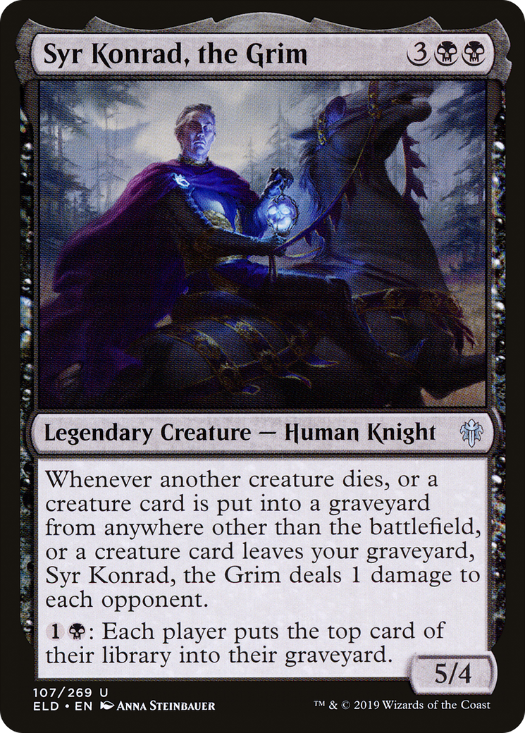 Syr Konrad, the Grim (ELD-107) (Foil)