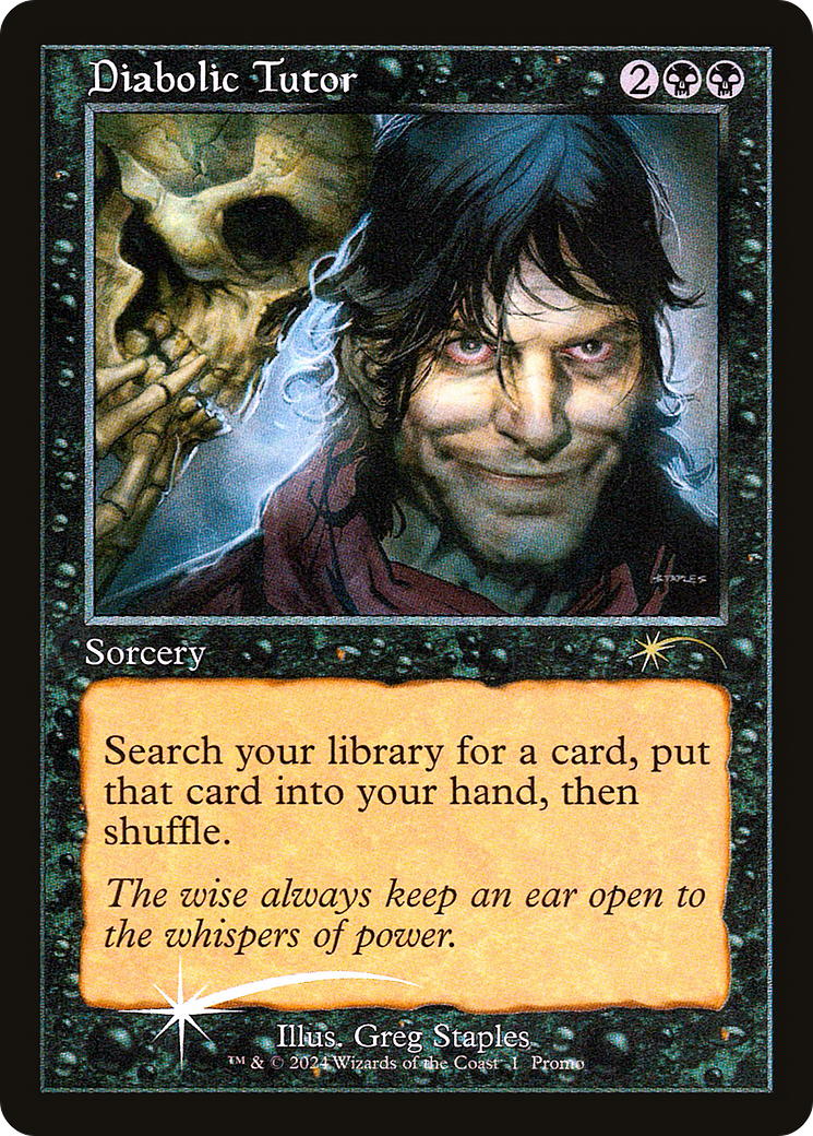 Diabolic Tutor (PW24-013) (Foil)