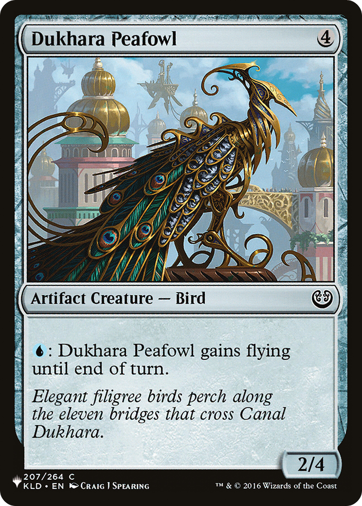 Dukhara Peafowl (LIST-KLD-207)