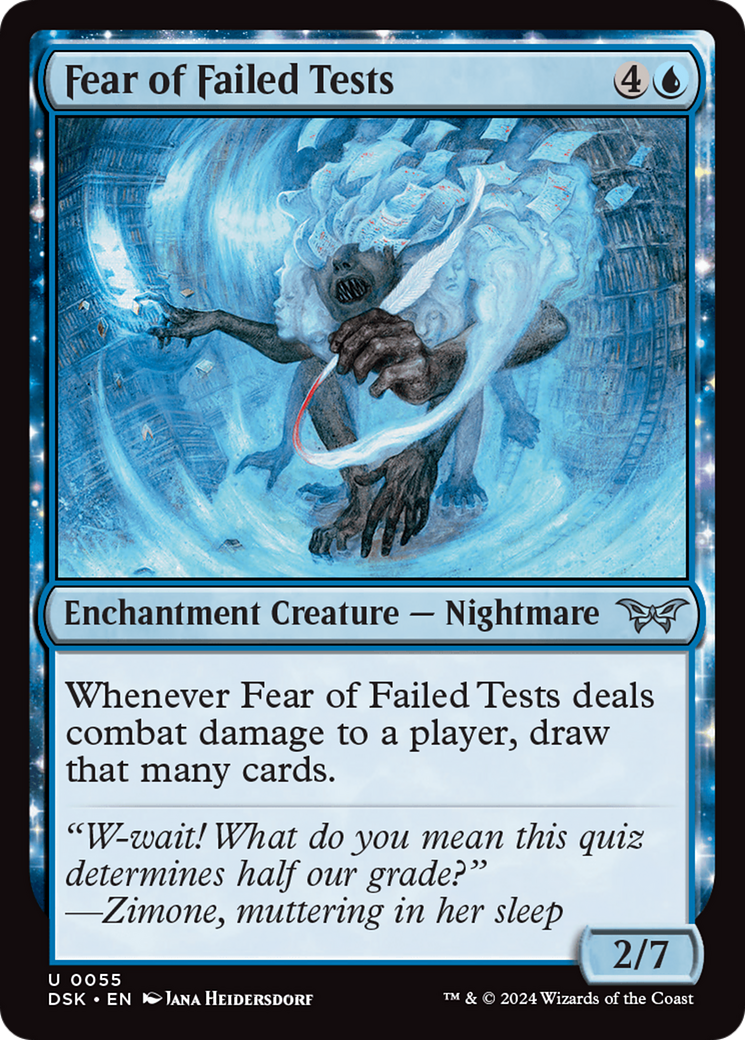 Fear of Failed Tests (DSK-055)