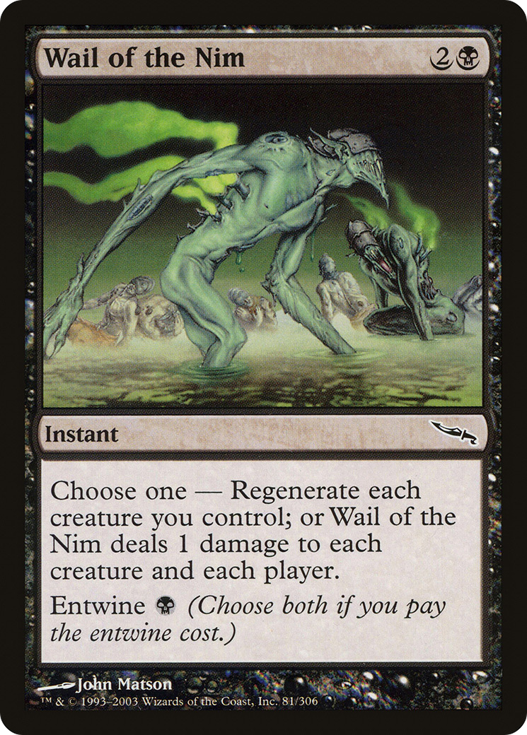 Wail of the Nim (MRD-081) (Foil)