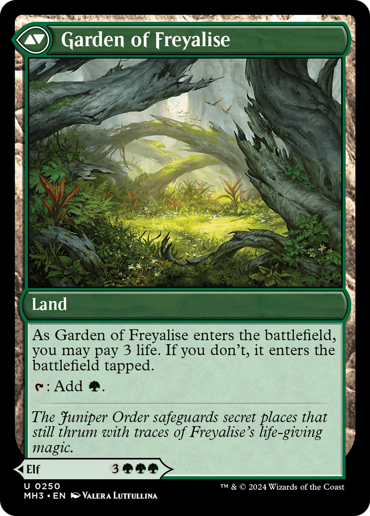 Disciple of Freyalise // Garden of Freyalise (MH3-250)