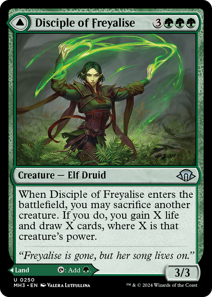 Disciple of Freyalise // Garden of Freyalise (MH3-250)