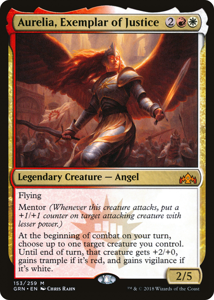Aurelia, Exemplar of Justice (GRN-153) (Foil)