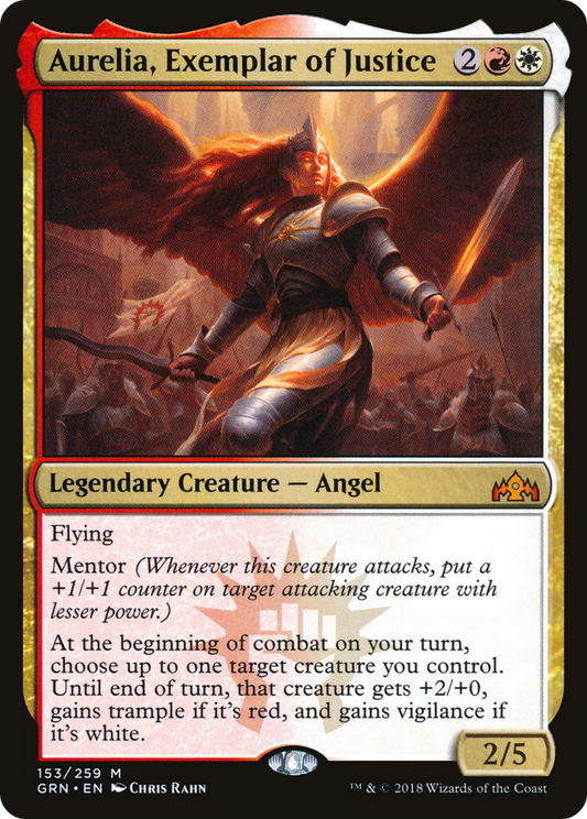 Aurelia, Exemplar of Justice (GRN-153) (Foil)