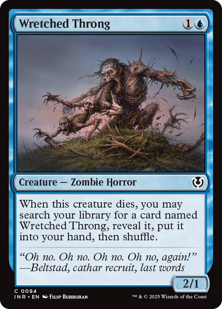 Wretched Throng (INR-094) (Foil)