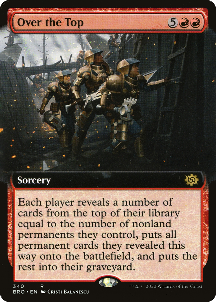 Over the Top (BRO-340) (Extended Art) (Foil)