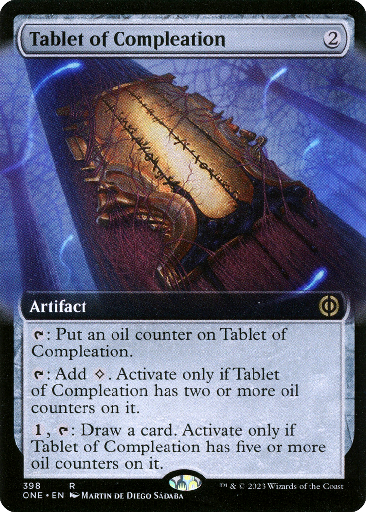 Tablet of Compleation (ONE-398) (Extended Art) (Foil)