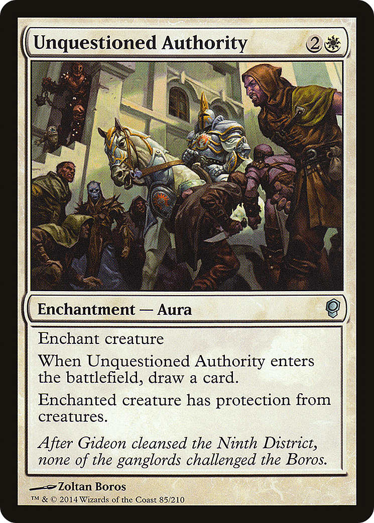 Unquestioned Authority (CNS-085)