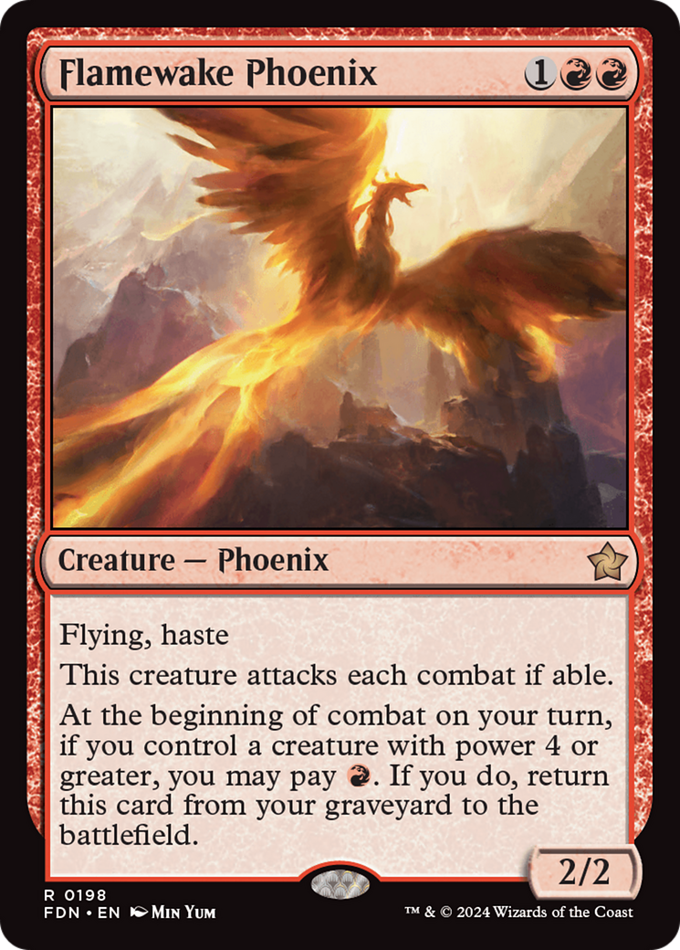 Flamewake Phoenix (FDN-198) (Foil)