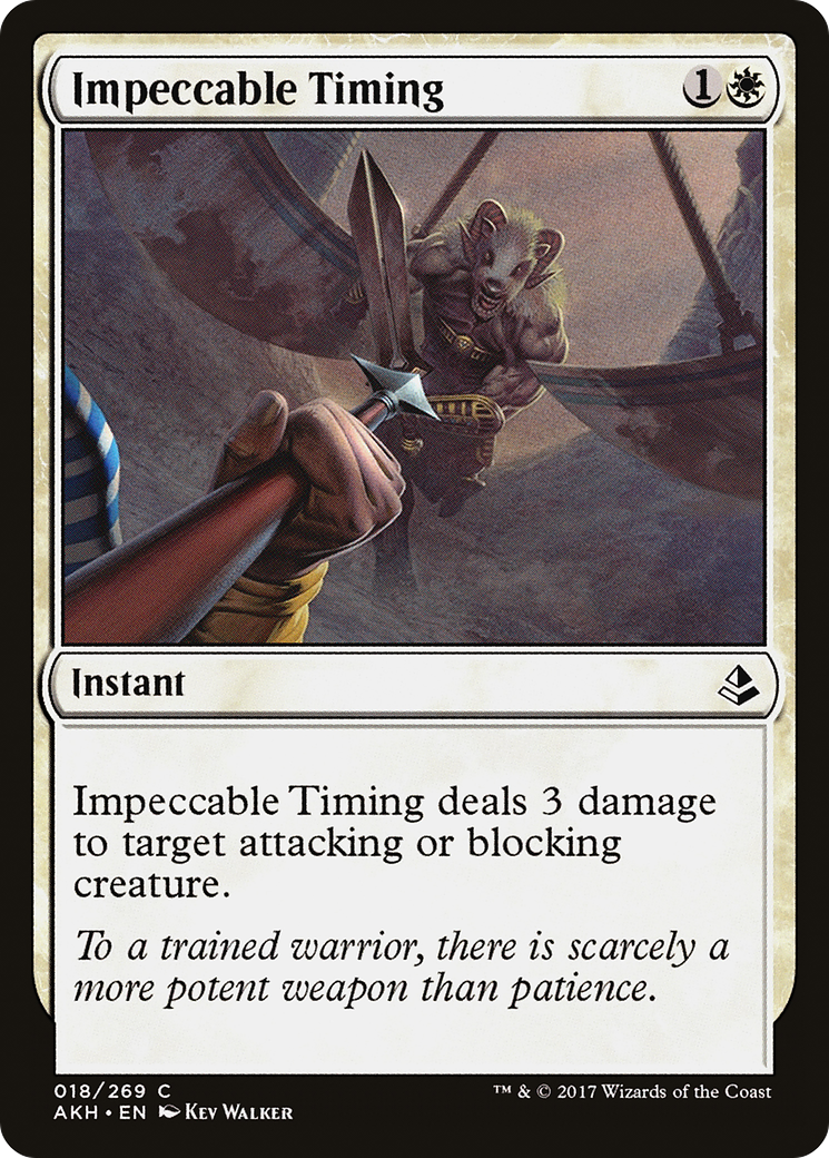 Impeccable Timing (AKH-018) (Foil)
