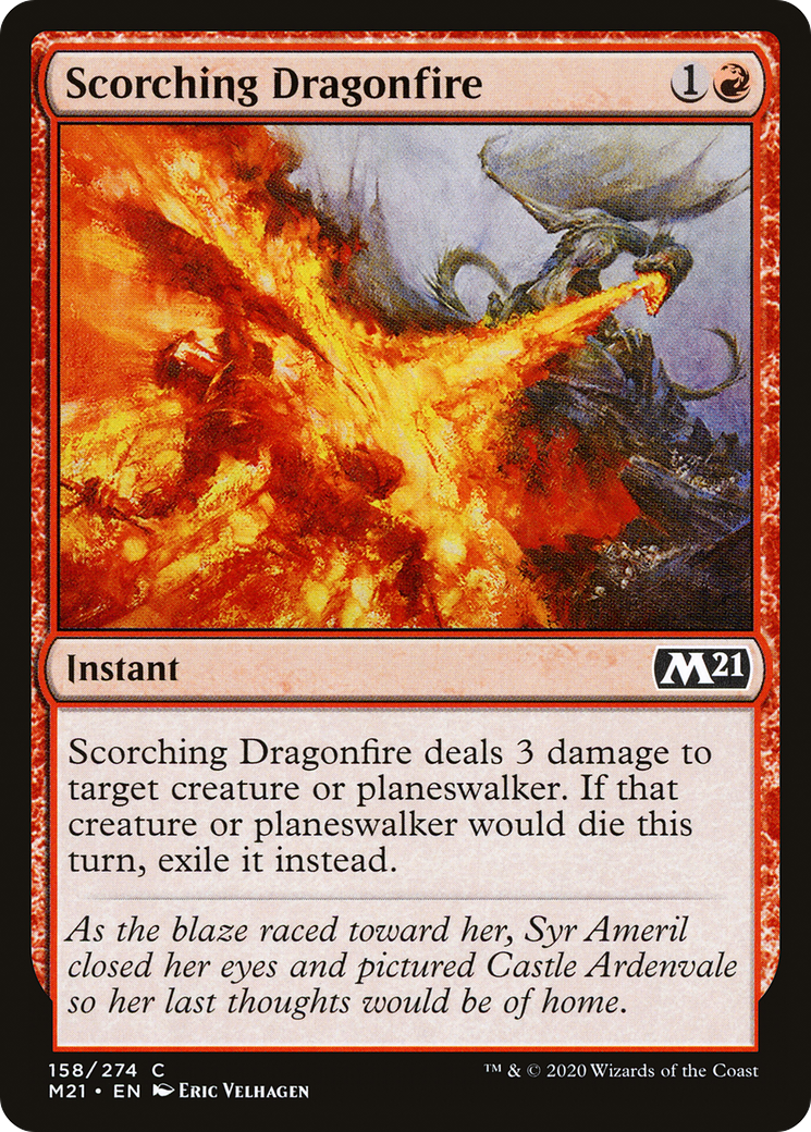 Scorching Dragonfire (M21-158) (Foil)