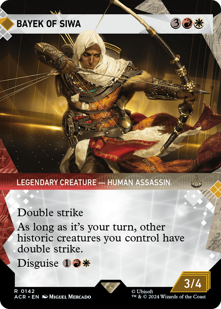 Bayek of Siwa (ACR-142) (Showcase) (Borderless)