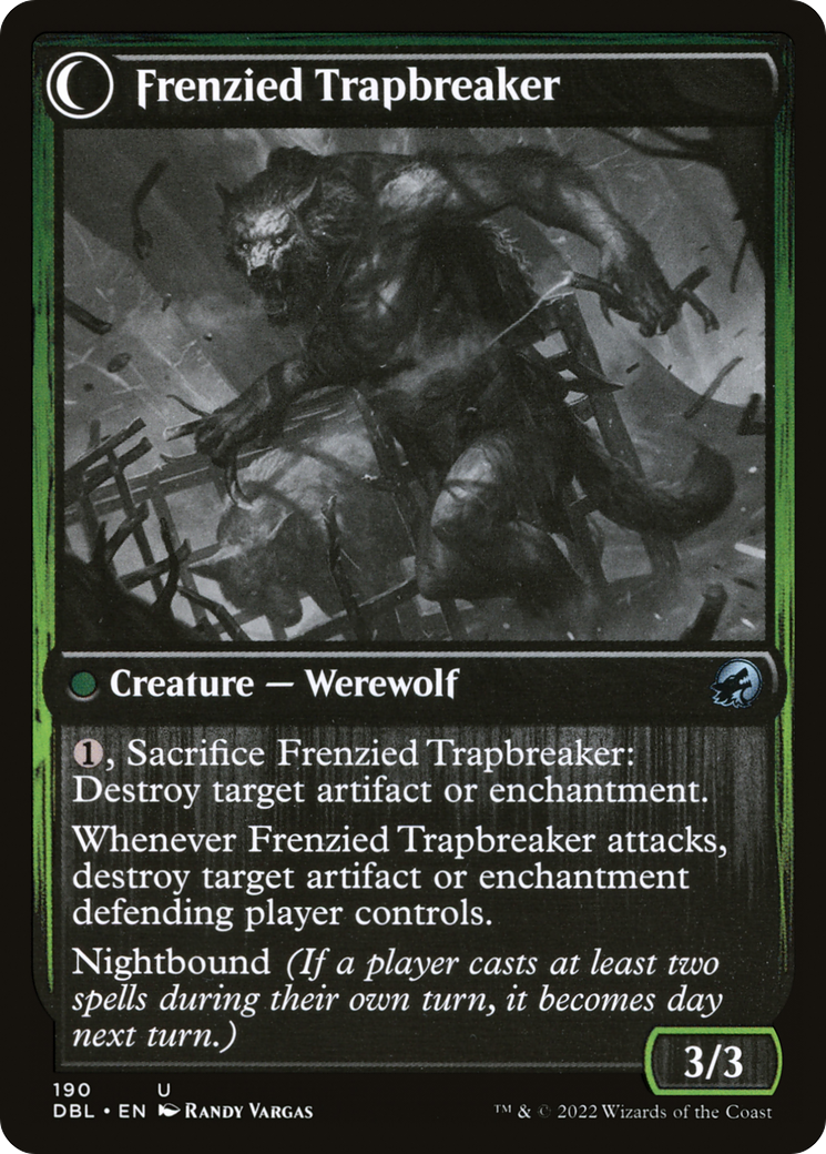 Outland Liberator // Frenzied Trapbreaker (DBL-190) (Foil)
