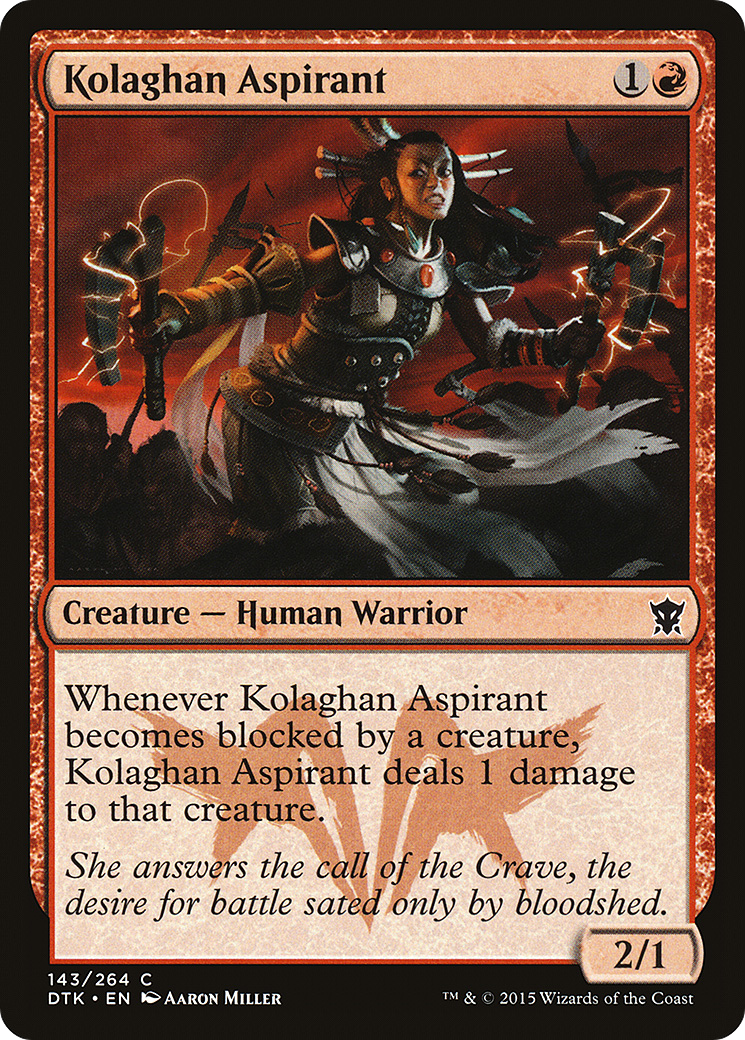 Kolaghan Aspirant (DTK-143) (Foil)