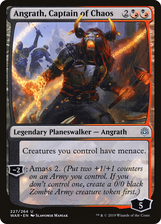 Angrath, Captain of Chaos (WAR-227) (Foil)