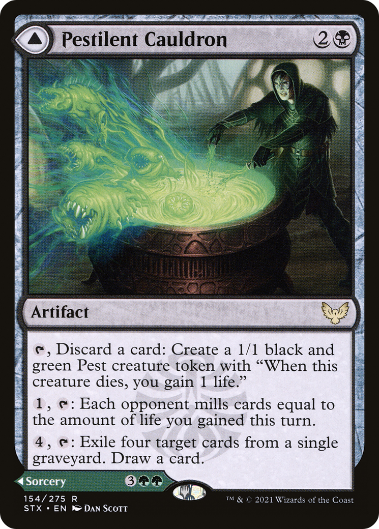 Pestilent Cauldron // Restorative Burst (STX-154)