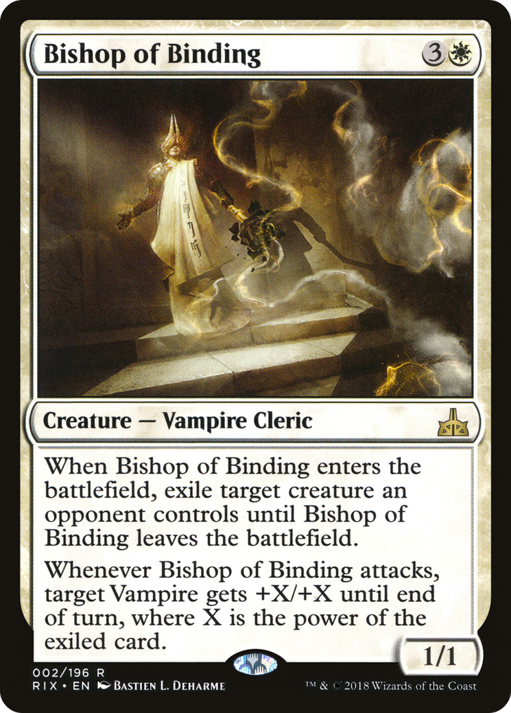 Bishop of Binding (RIX-002) (Foil)
