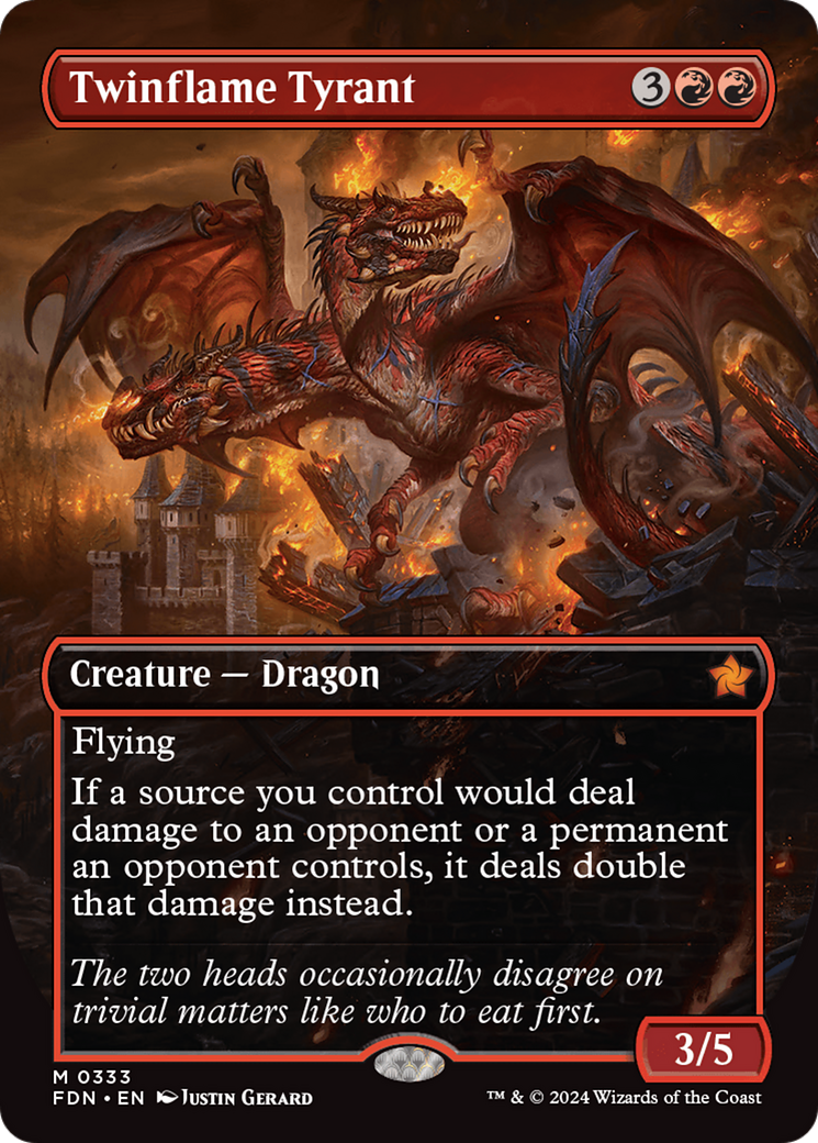 Twinflame Tyrant (FDN-333) (Borderless)