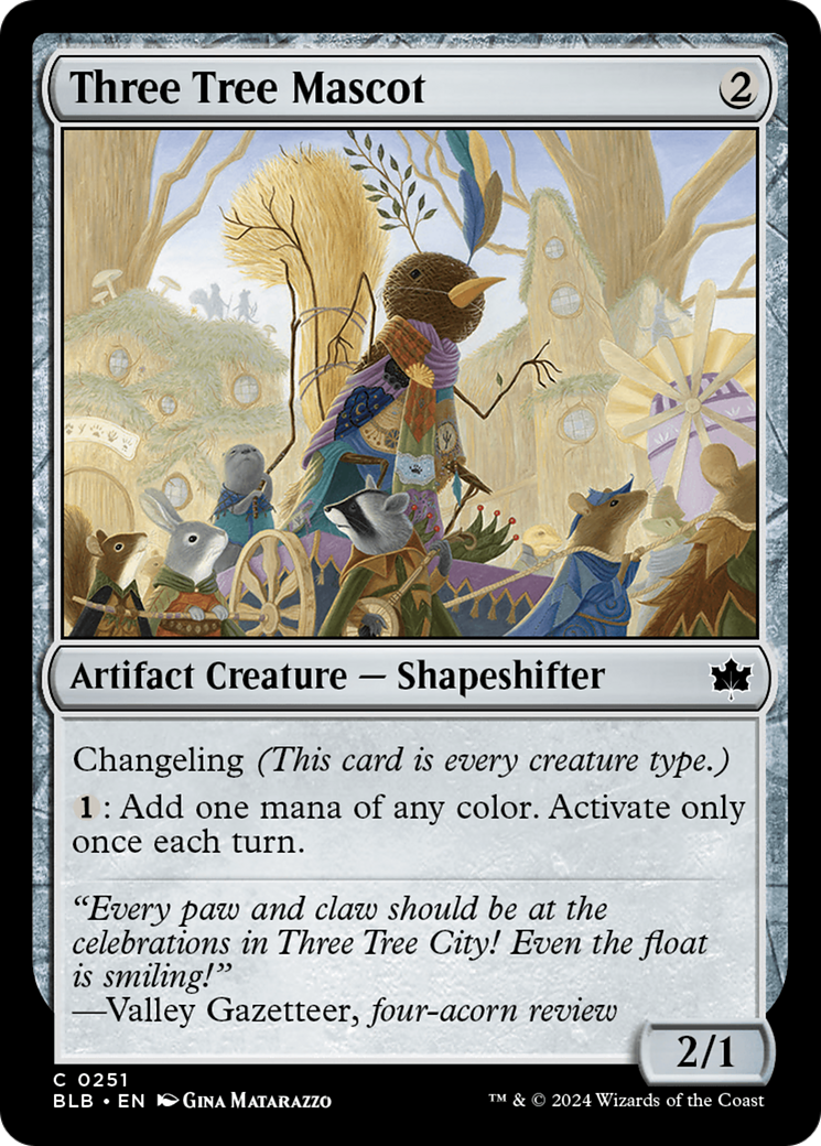 Three Tree Mascot (BLB-251) (Foil)