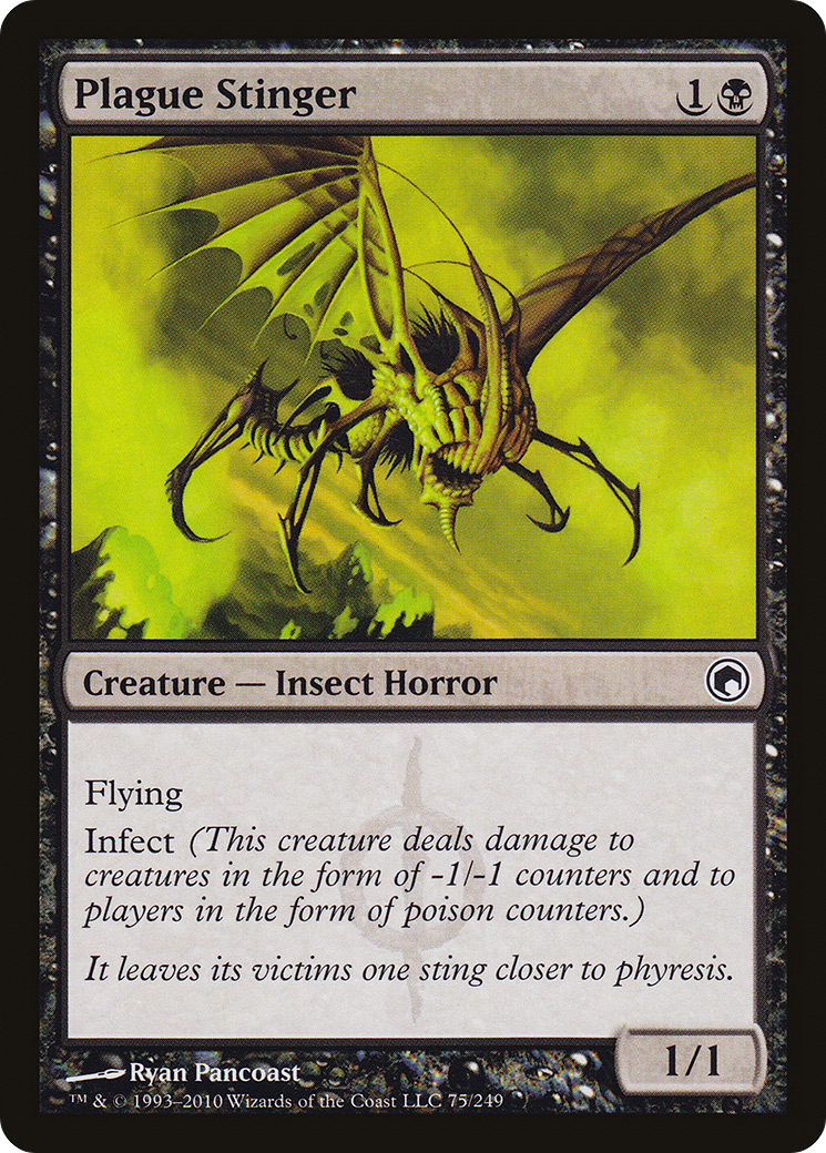 Plague Stinger (SOM-075) (Foil)