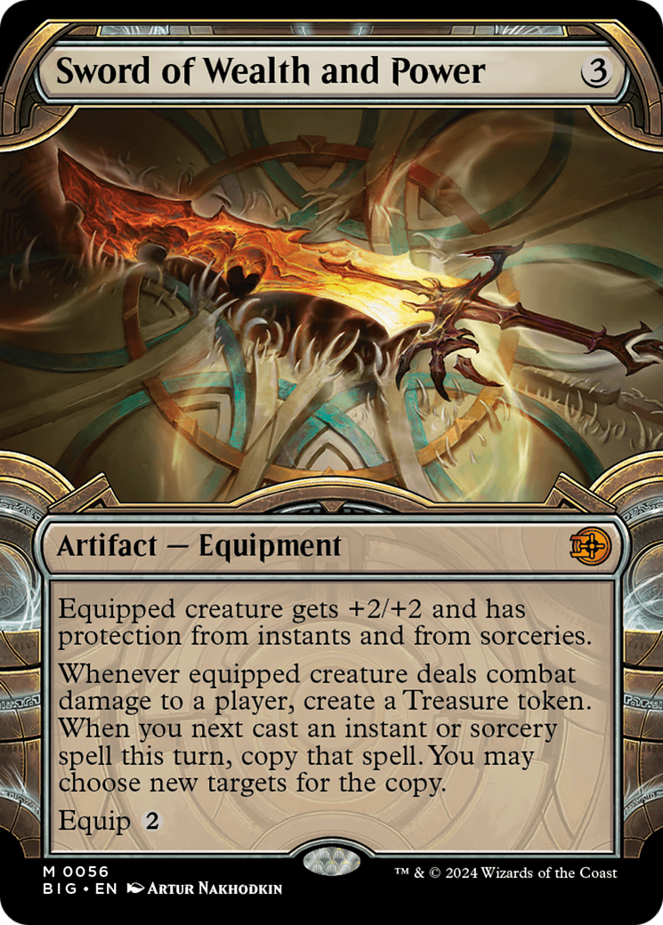 Sword of Wealth and Power (BIG-056) (Showcase) (Foil)