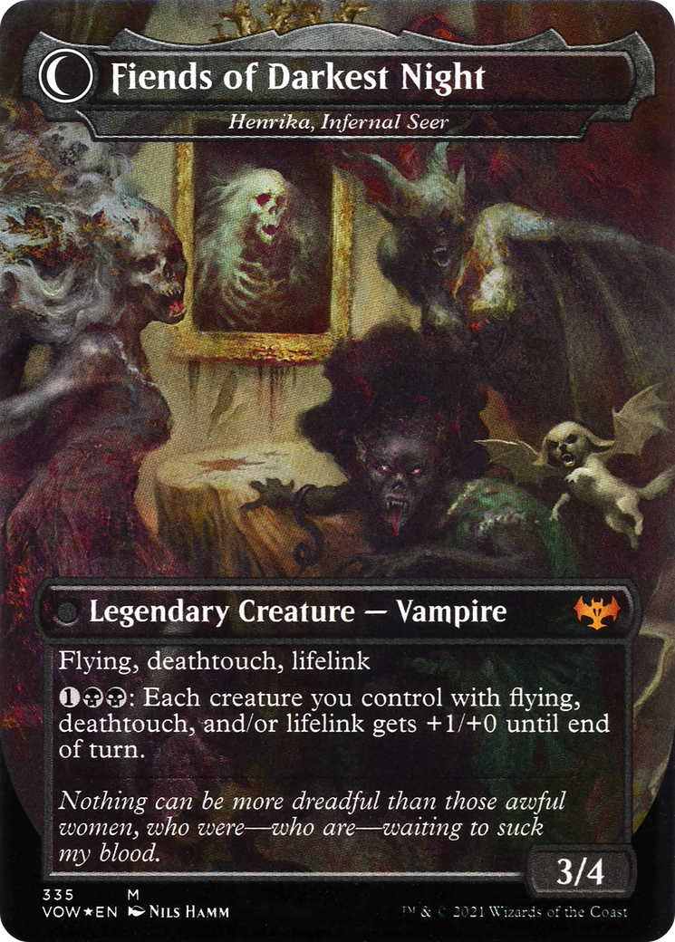 Henrika Domnathi // Henrika, Infernal Seer (VOW-335) (Borderless)