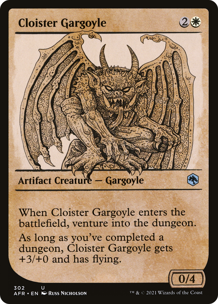 Cloister Gargoyle (AFR-302) (Showcase) (Foil)