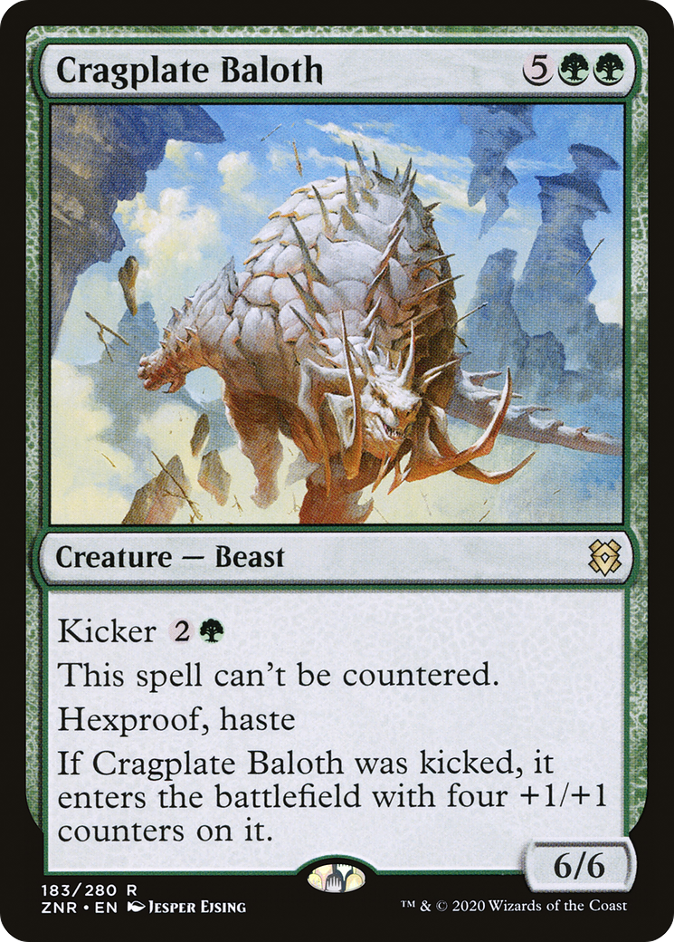 Cragplate Baloth (ZNR-183) (Foil)