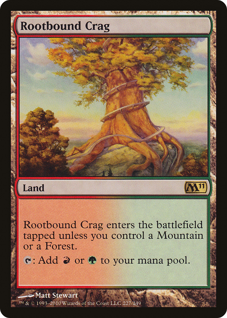 Rootbound Crag (M11-227) (Foil)