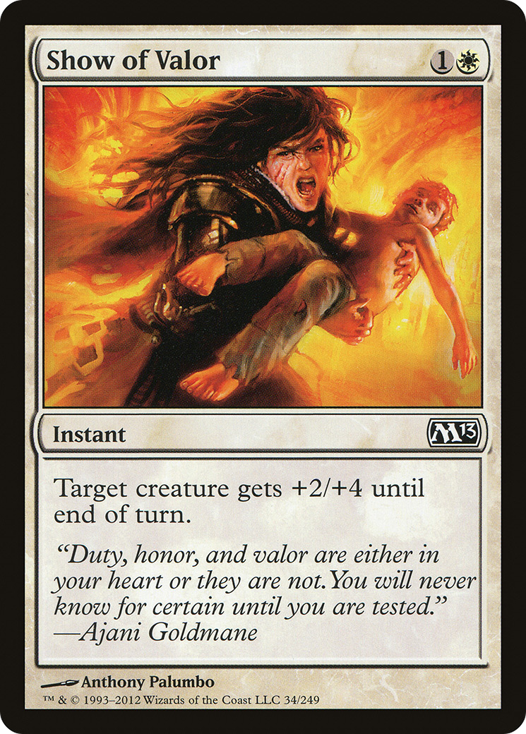 Show of Valor (M13-034)