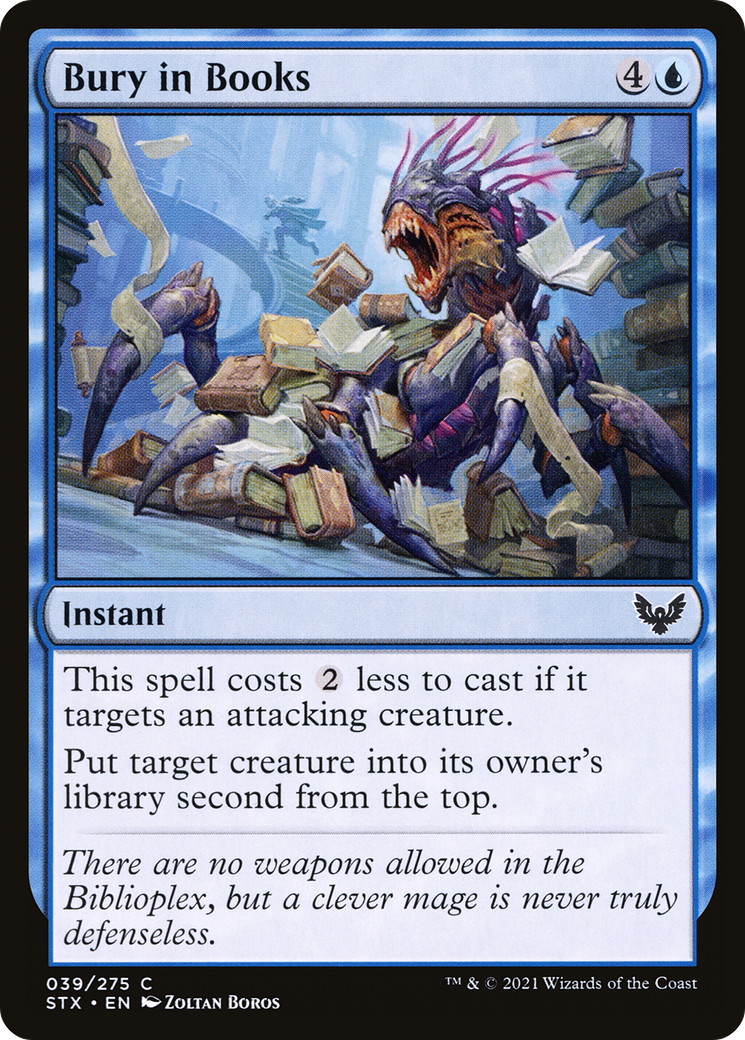 Bury in Books (STX-039) (Foil)