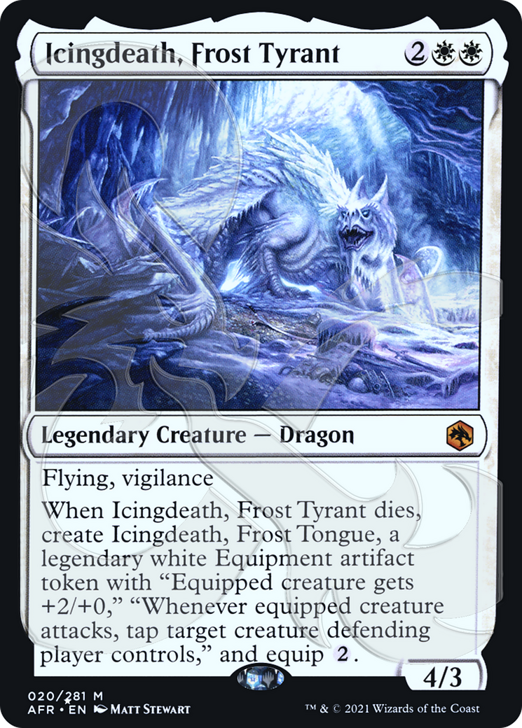 Icingdeath, Frost Tyrant (Ampersand Stamped) (AFR&-20A) (Foil)