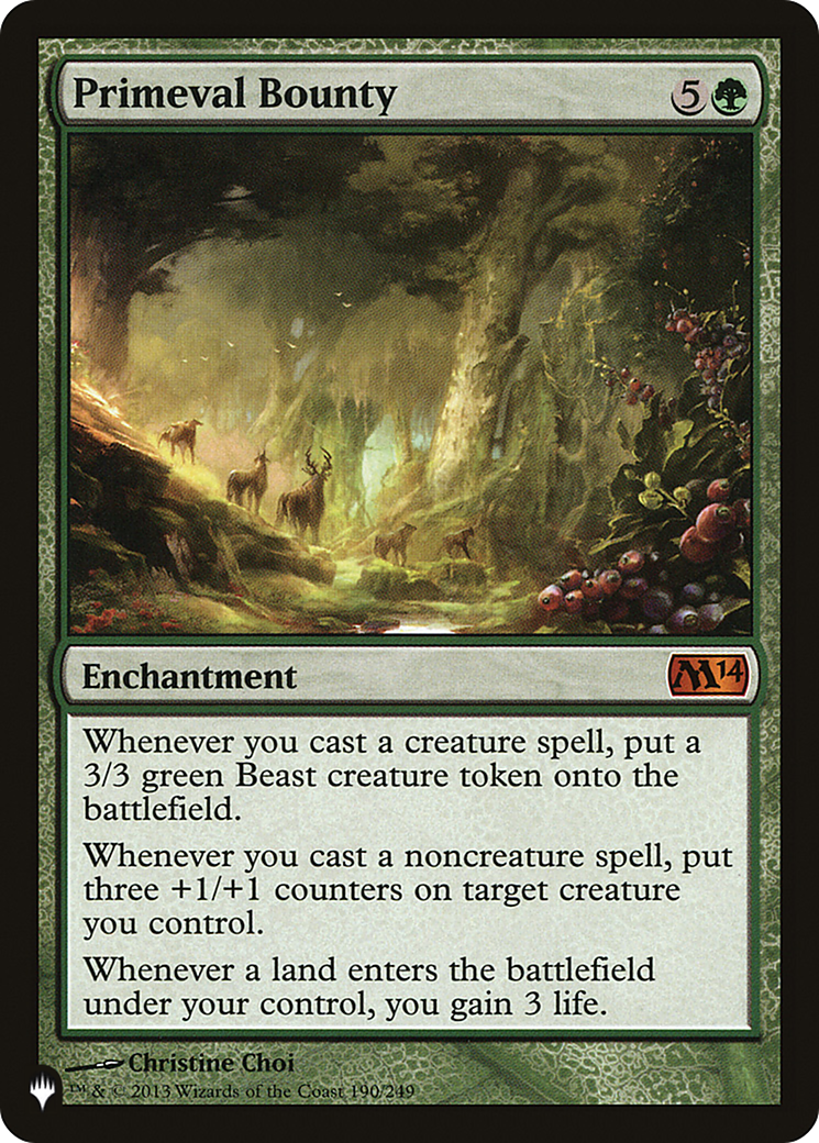 Primeval Bounty (LIST-M14-190)