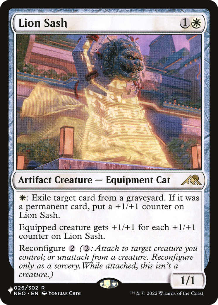 Lion Sash (LIST-NEO-26)