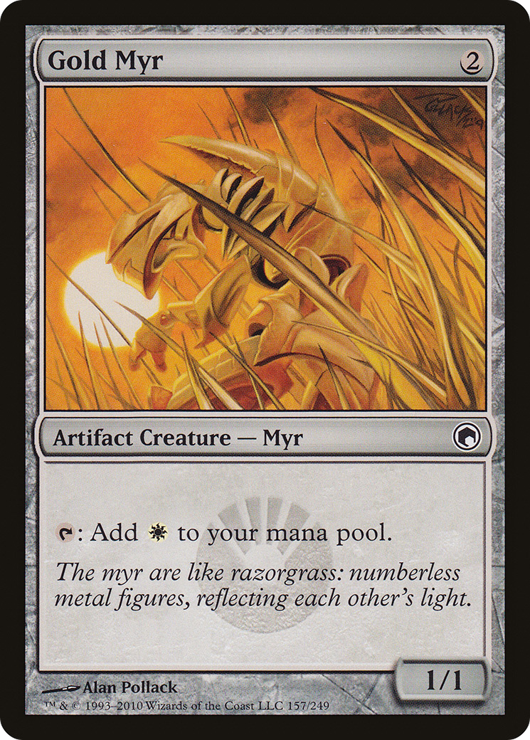 Gold Myr (SOM-157) (Foil)