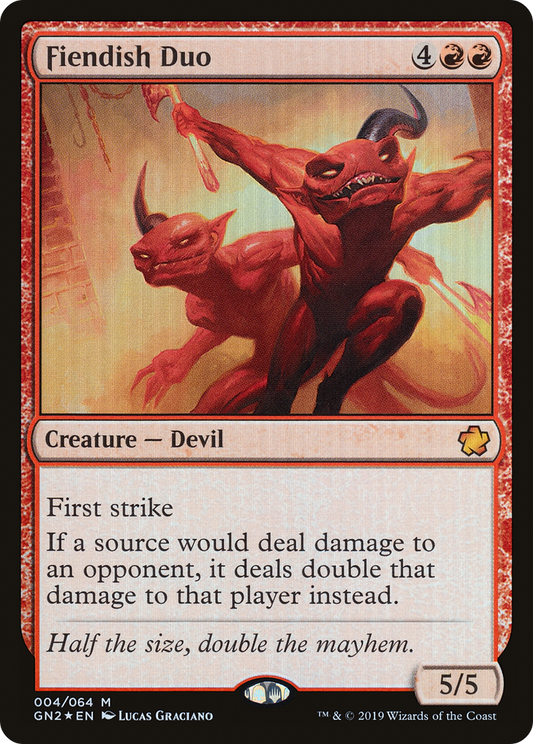 Fiendish Duo (GN2-004) (Foil)