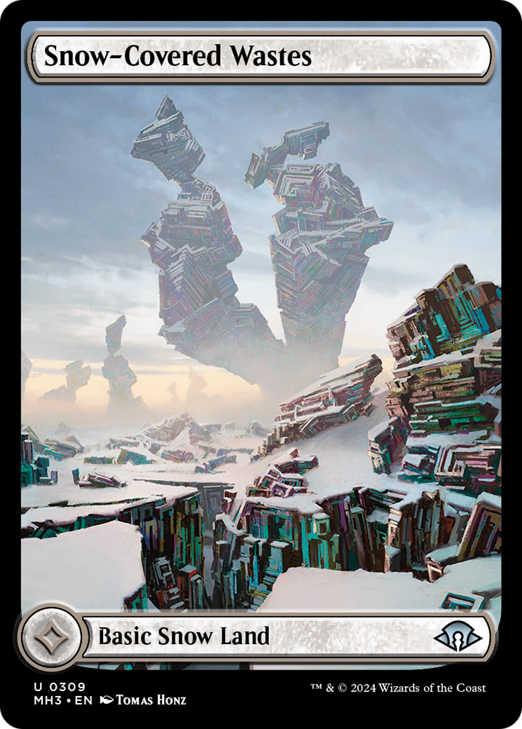 Snow-Covered Wastes (MH3-309) (Full Art)