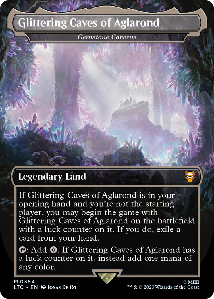 Glittering Caves of Aglarond / Gemstone Caverns (LTC-364) (Borderless)