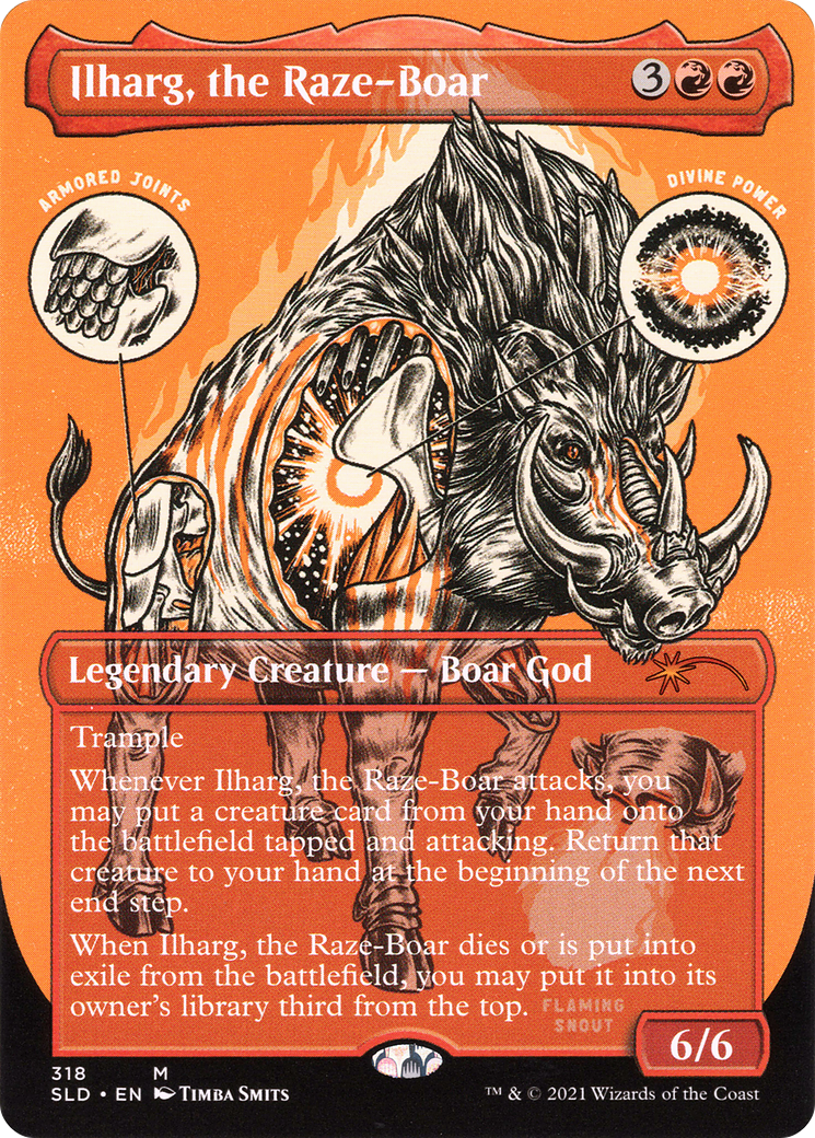 Ilharg, the Raze-Boar (SLD-318) (Borderless)