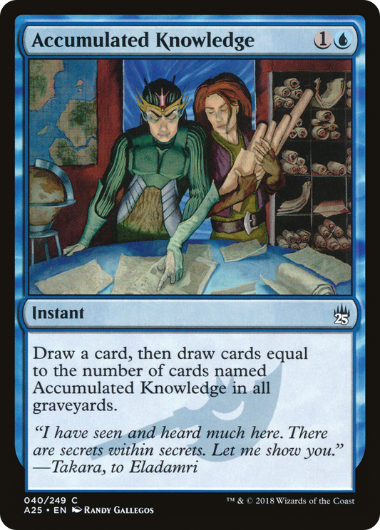 Accumulated Knowledge (A25-040)