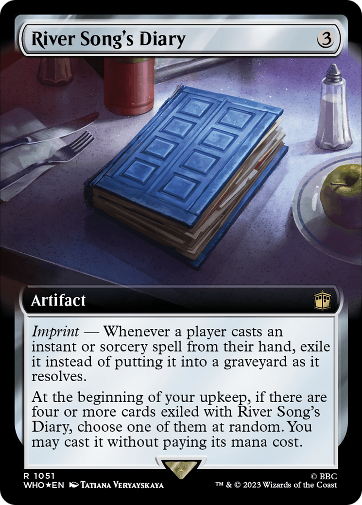 River Song's Diary (WHO-1051) (Extended Art) (Surge Foil)