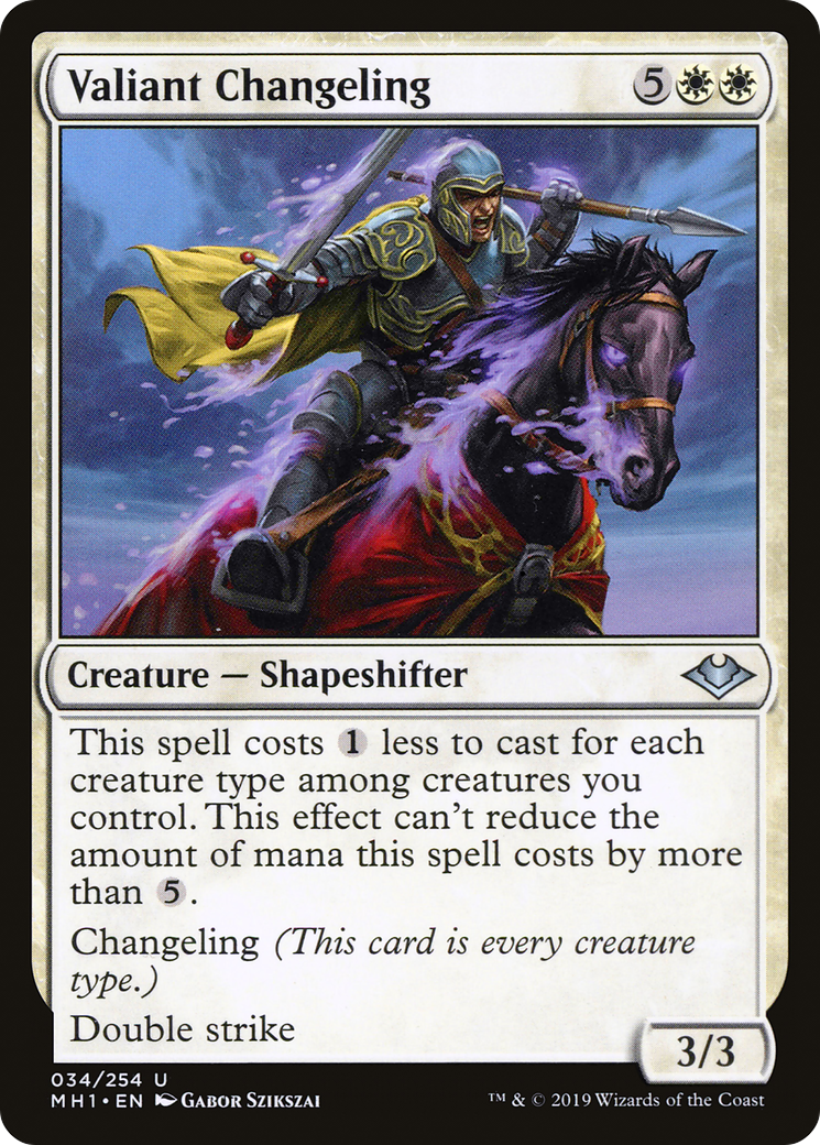 Valiant Changeling (MH1-034)