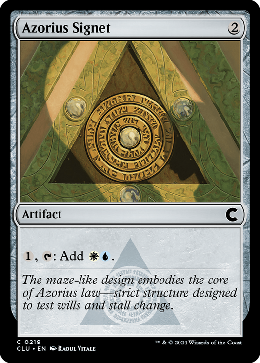 Azorius Signet (CLU-219)