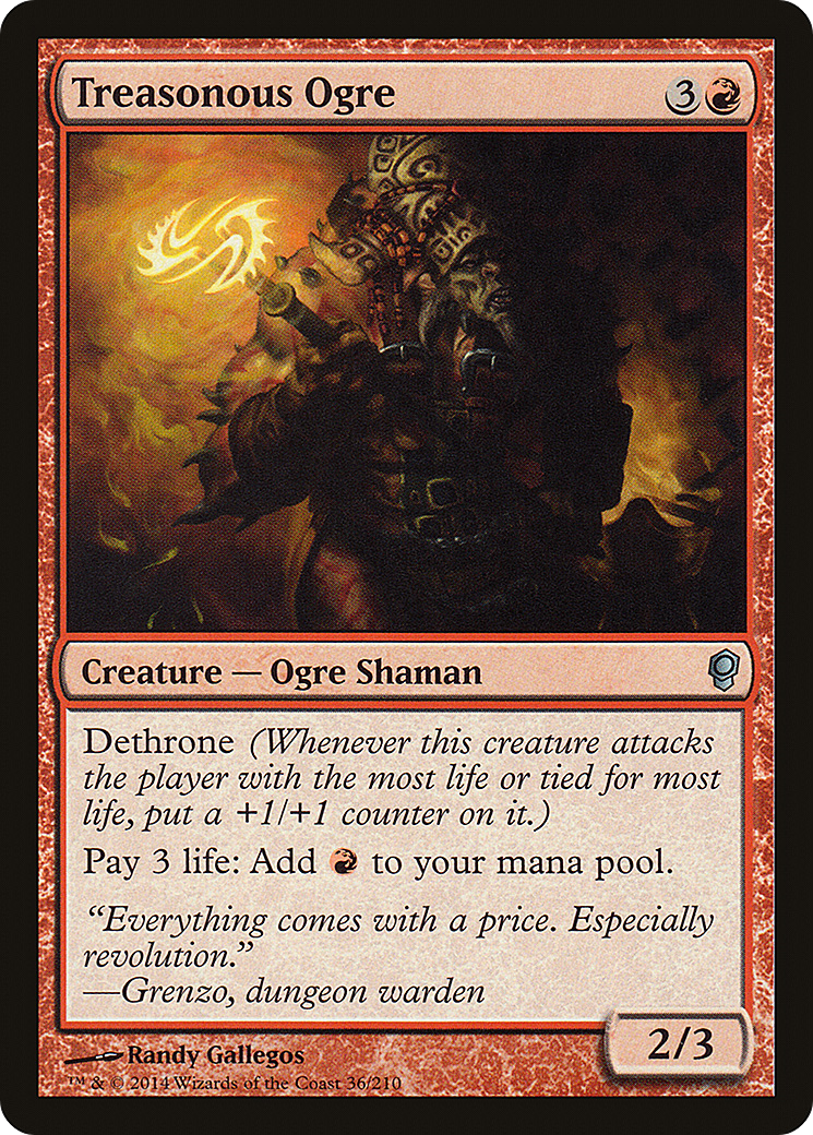 Treasonous Ogre (CNS-036) (Foil)