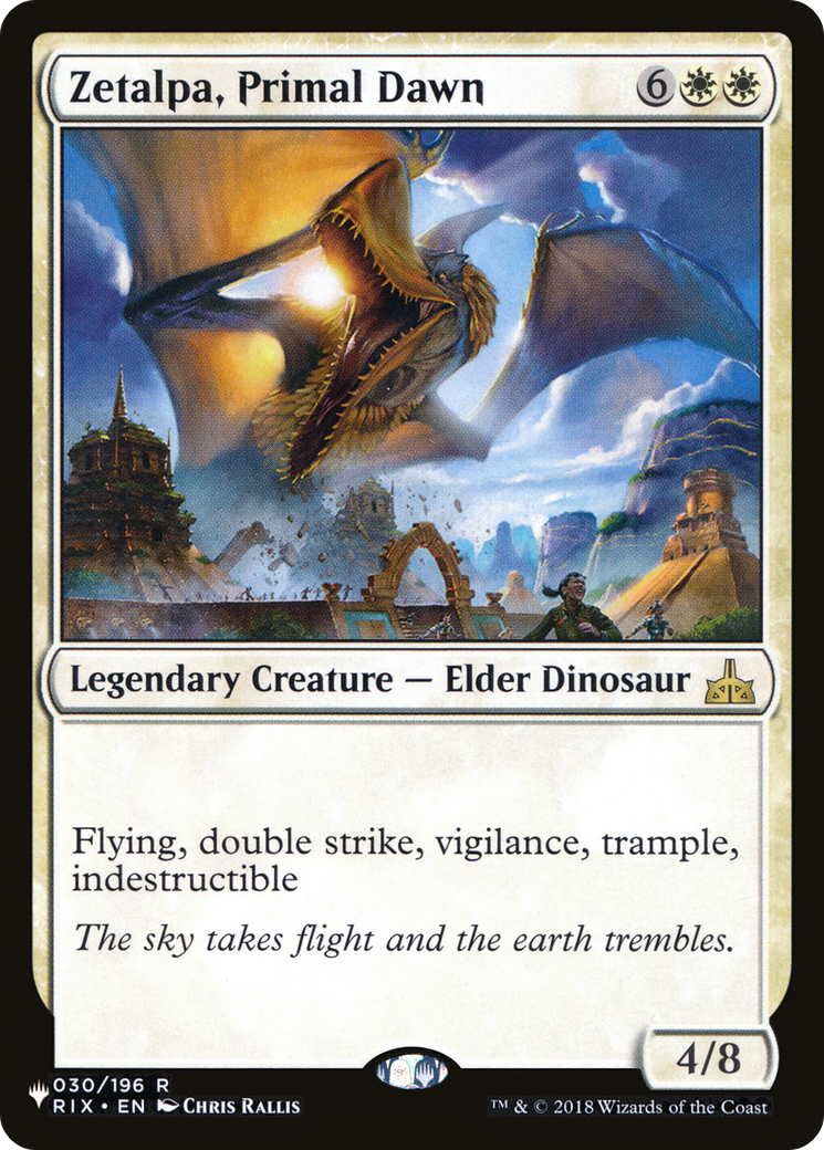 Zetalpa, Primal Dawn (LIST-RIX-30)