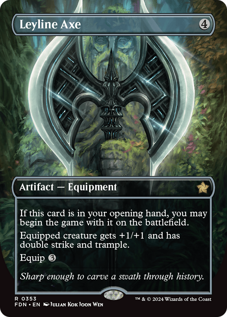 Leyline Axe (FDN-353) (Borderless)