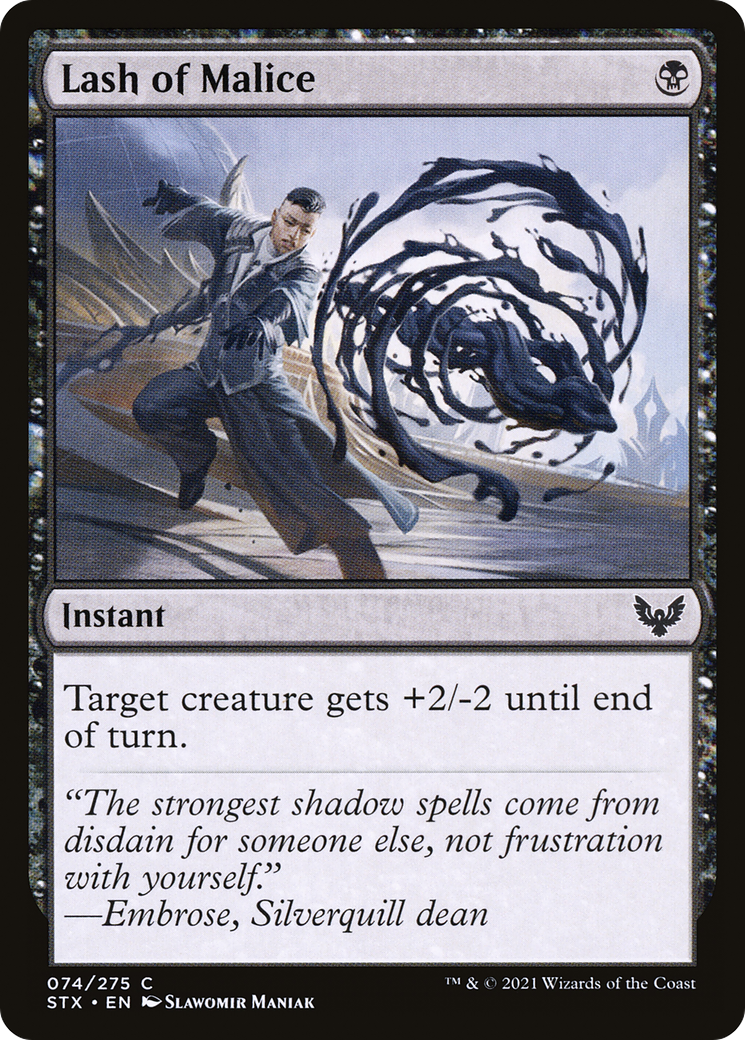 Lash of Malice (STX-074) (Foil)