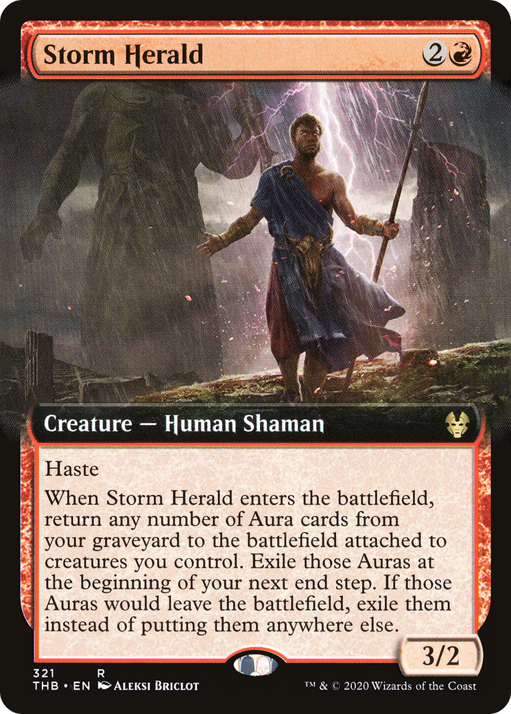 Storm Herald (THB-321) (Extended Art) (Foil)