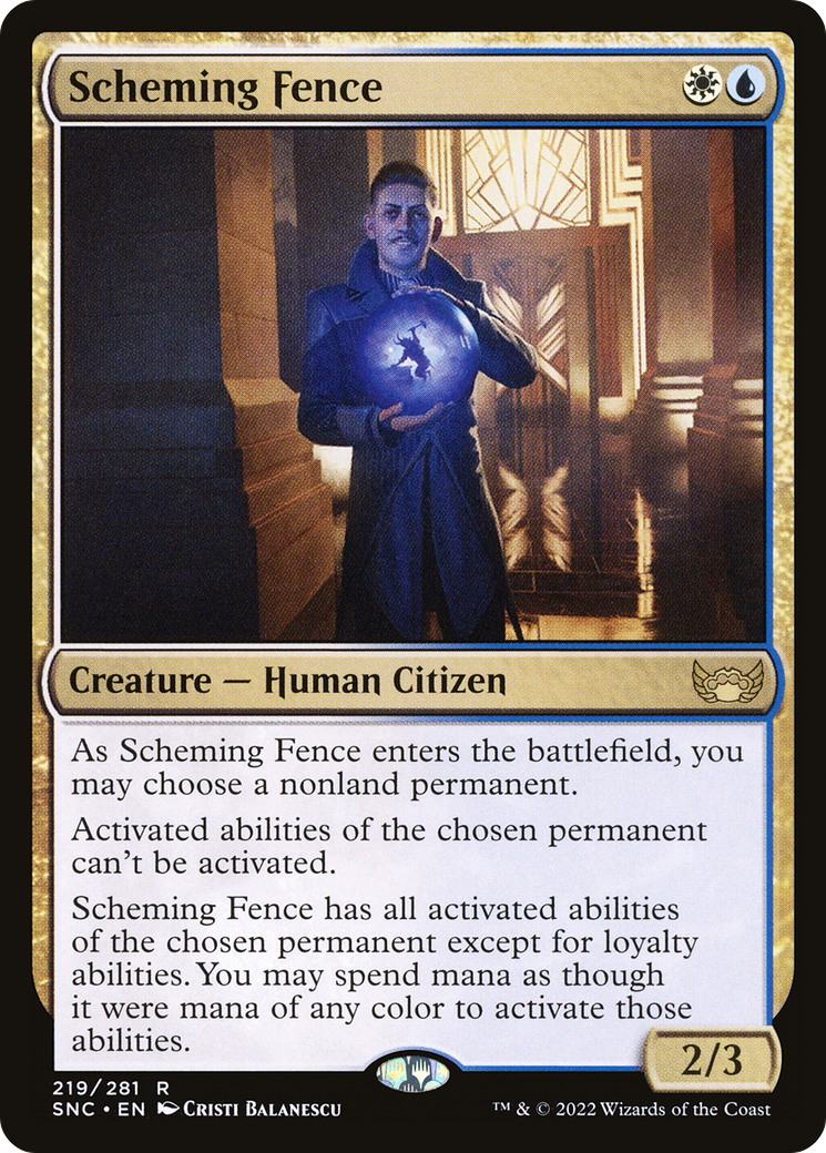 Scheming Fence (SNC-219) (Foil)